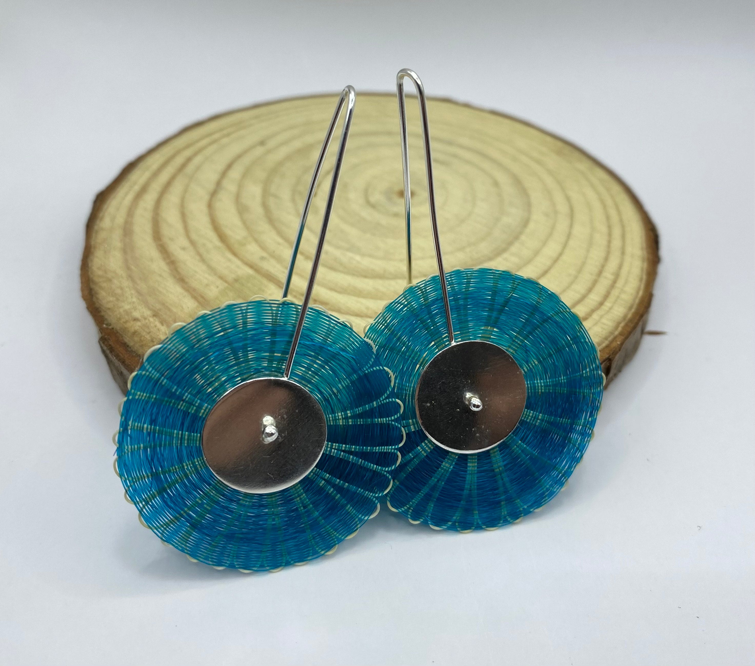 Aros de crin y plata